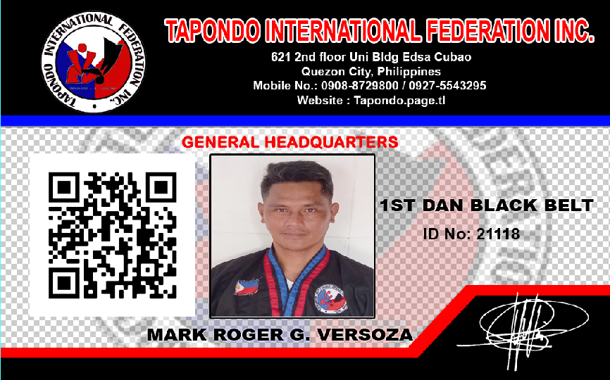 MARK ROGER G. VERSOZA